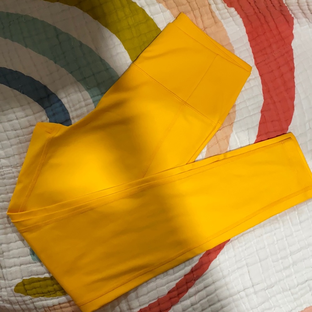 Yellow Girlfriend Leggings. (I think honey)